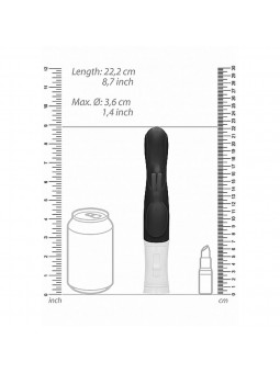 Rotating Rabbit Vibrator - Black