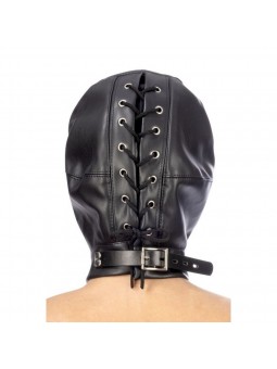 Cagoule cache bouche sangle lacet Fetisn