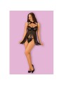 Elizenes babydoll & thong  black