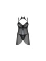 Elizenes babydoll & thong  black