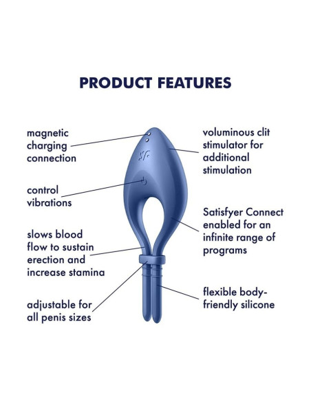 SATISFYER Bullseye blu