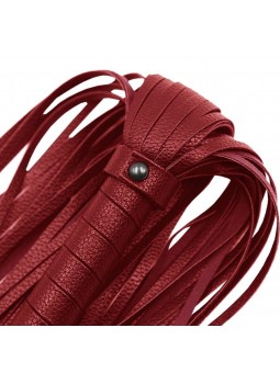 Flogger Long Leather Red