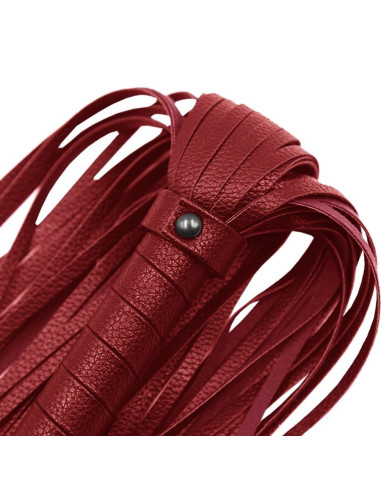 Flogger Long Leather Red
