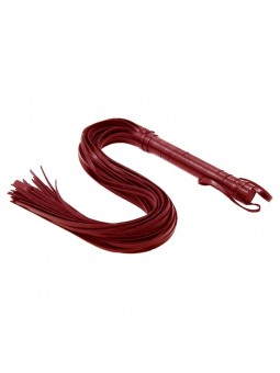 Flogger Long Leather Red