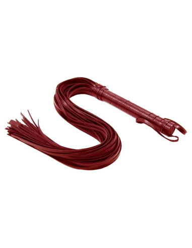 Flogger Long Leather Red