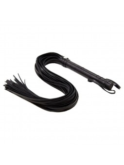 Flogger Long Leather Black