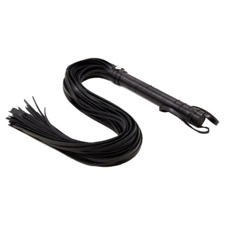 Flogger Long Leather Black
