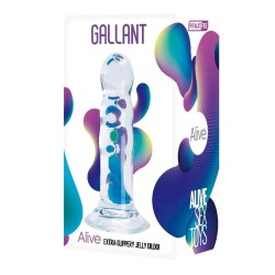 Gallant Jelly Dildo -Transparent- 14 cm 2