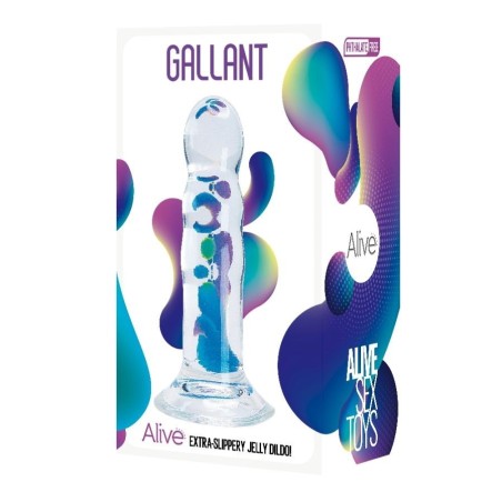 Gallant Jelly Dildo -Transparent- 14 cm