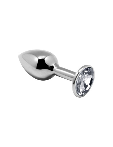 Mini Metal Butt Plug M - White