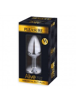 Mini Metal Butt Plug M - Red