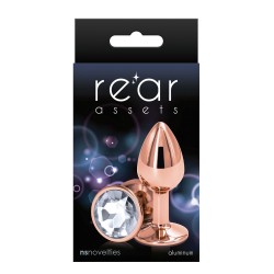 REAR ASSETS ROSE GOLD SMALL CLEAR