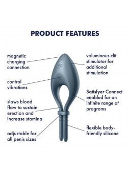 SATISFYER Bullseye dark blu