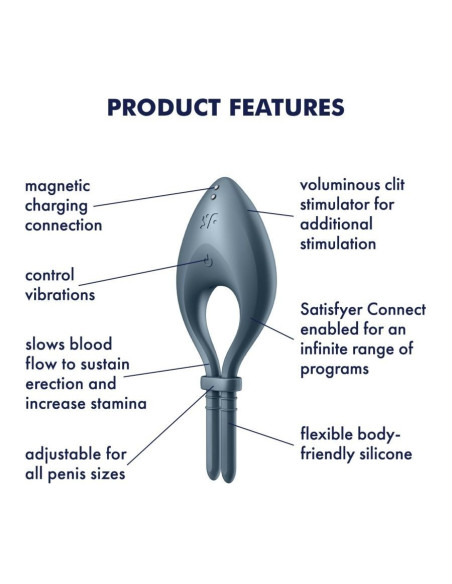 SATISFYER Bullseye dark blu