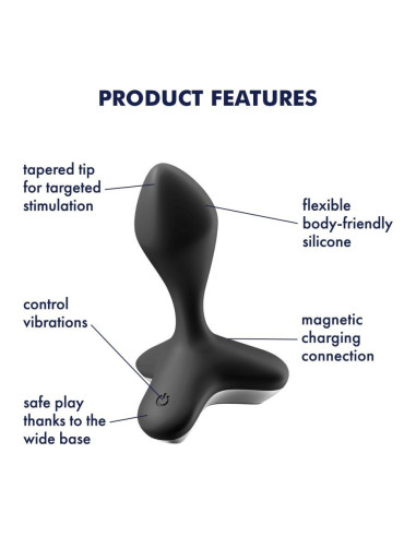 SATISFYER GAME CHANGER ANAL VIBRATOR BLA