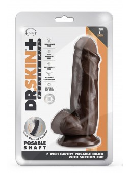 DR. SKIN PLUS  7 INCH GIRTHY POSABLE DIL