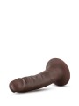 DR. SKIN PLUS 5 INCH POSABLE DILDO CHOCO