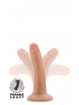 DR. SKIN PLUS 5 INCH POSABLE DILDO VANIL