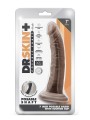 DR. SKIN PLUS 7 INCH POSABLE DILDO CHOCO