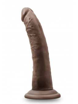 DR. SKIN PLUS 7 INCH POSABLE DILDO CHOCO