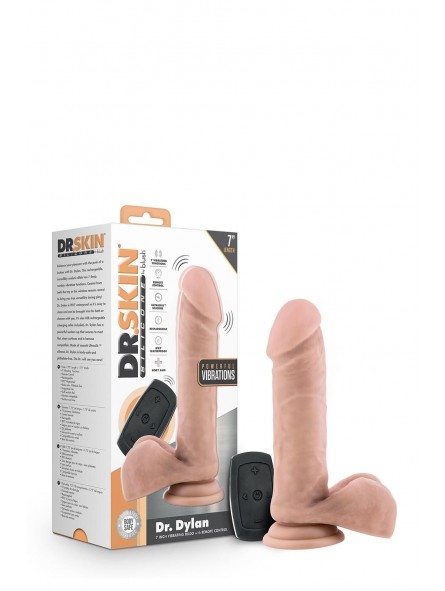 DR. SKIN SILICONE DR. DYLAN 7 INCH VIBRA