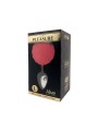 Metal Anal Fluffly Plug L - Red