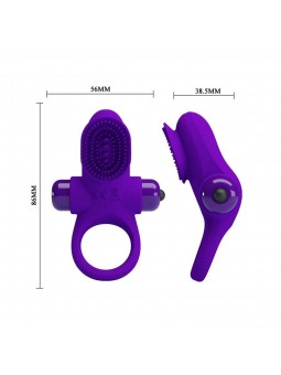 Pretty Love Vibrant Penis Ring 2 Purple