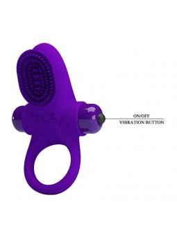 Pretty Love Vibrant Penis Ring 2 Purple