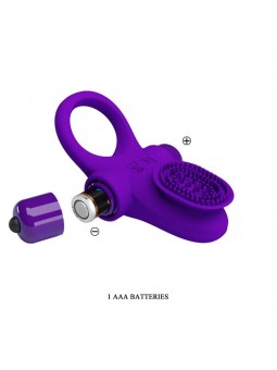 Pretty Love Vibrant Penis Ring 2 Purple