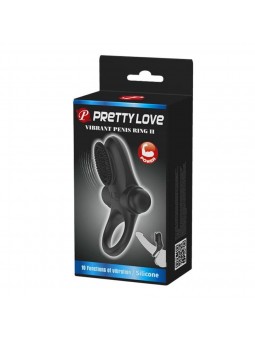 Pretty Love Vibrant Penis Ring 2 Black