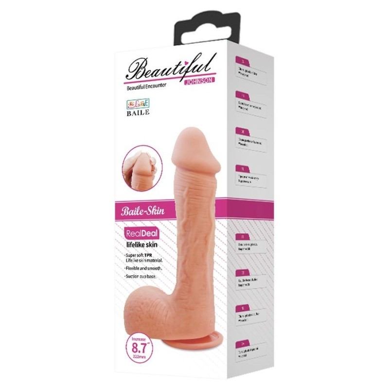 Beautiful Johnson 9,2 " Dildo Flesh
