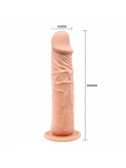 Barbara Calvin 7,8 " Dildo with Suction