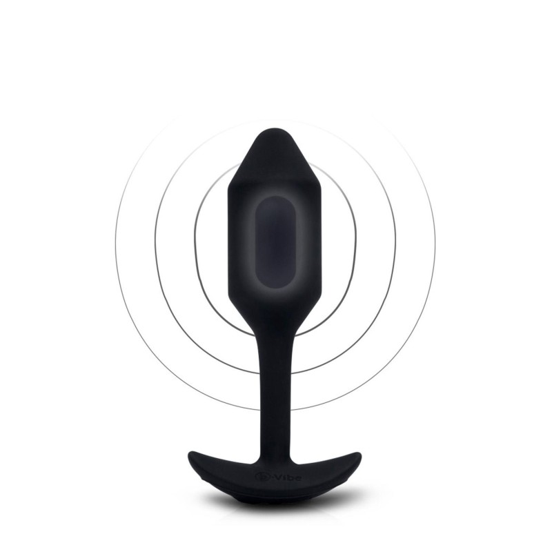 B-VIBE VIBRATING SNUG PLUG 2 BLACK