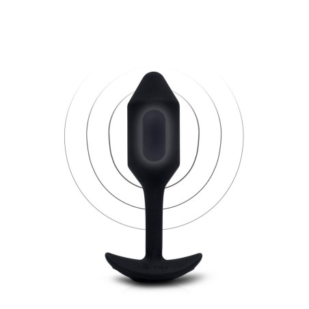B-VIBE VIBRATING SNUG PLUG 2 BLACK