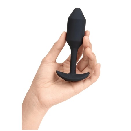 B-VIBE VIBRATING SNUG PLUG 2 BLACK