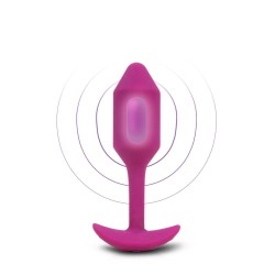 B-VIBE VIBRATING SNUG PLUG 2 ROSE 2