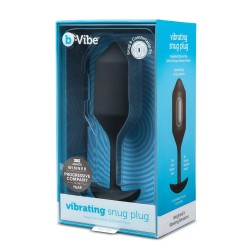 B-VIBE VIBRATING SNUG PLUG 4 BLACK