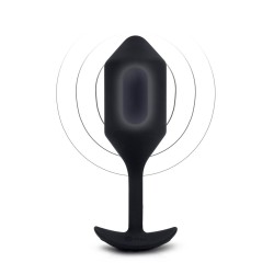 B-VIBE VIBRATING SNUG PLUG 4 BLACK 2