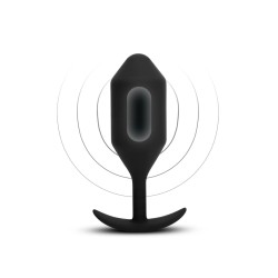 B-VIBE VIBRATING SNUG PLUG 5 BLACK 2