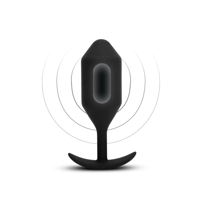 B-VIBE VIBRATING SNUG PLUG 5 BLACK