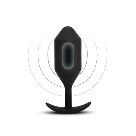 B-VIBE VIBRATING SNUG PLUG 5 BLACK