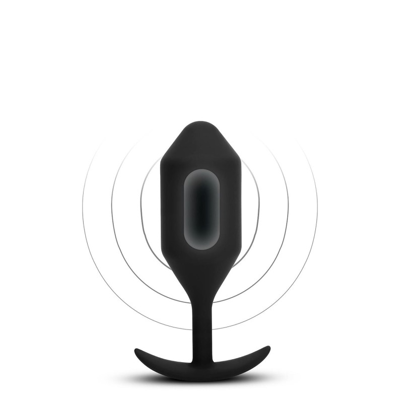 B-VIBE VIBRATING SNUG PLUG 5 BLACK