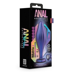 ANAL ADVENTURES MATRIX WAVY BLING PLUG S