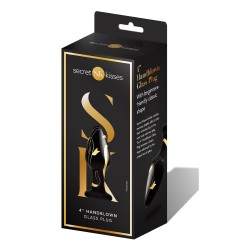 SECRET KISSES 4 INCH HANDBLOWN WIDE GLAS