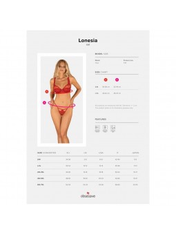Lonesia 2 pcs set red