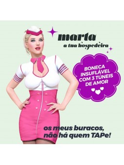 MARTA LA HOSTESS BIONDA BAMBOLA GONFIABI