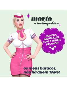 MARTA LA HOSTESS BIONDA BAMBOLA GONFIABI