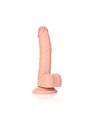 Dildo with Balls and Suction Cup - 18 cm