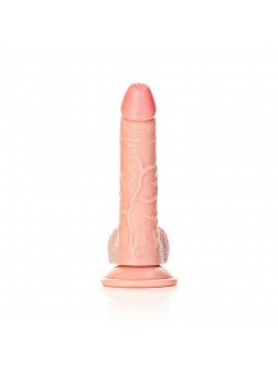 Dildo with Balls and Suction Cup - 18 cm