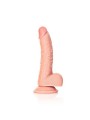 Dildo with Balls and Suction Cup - 18 cm